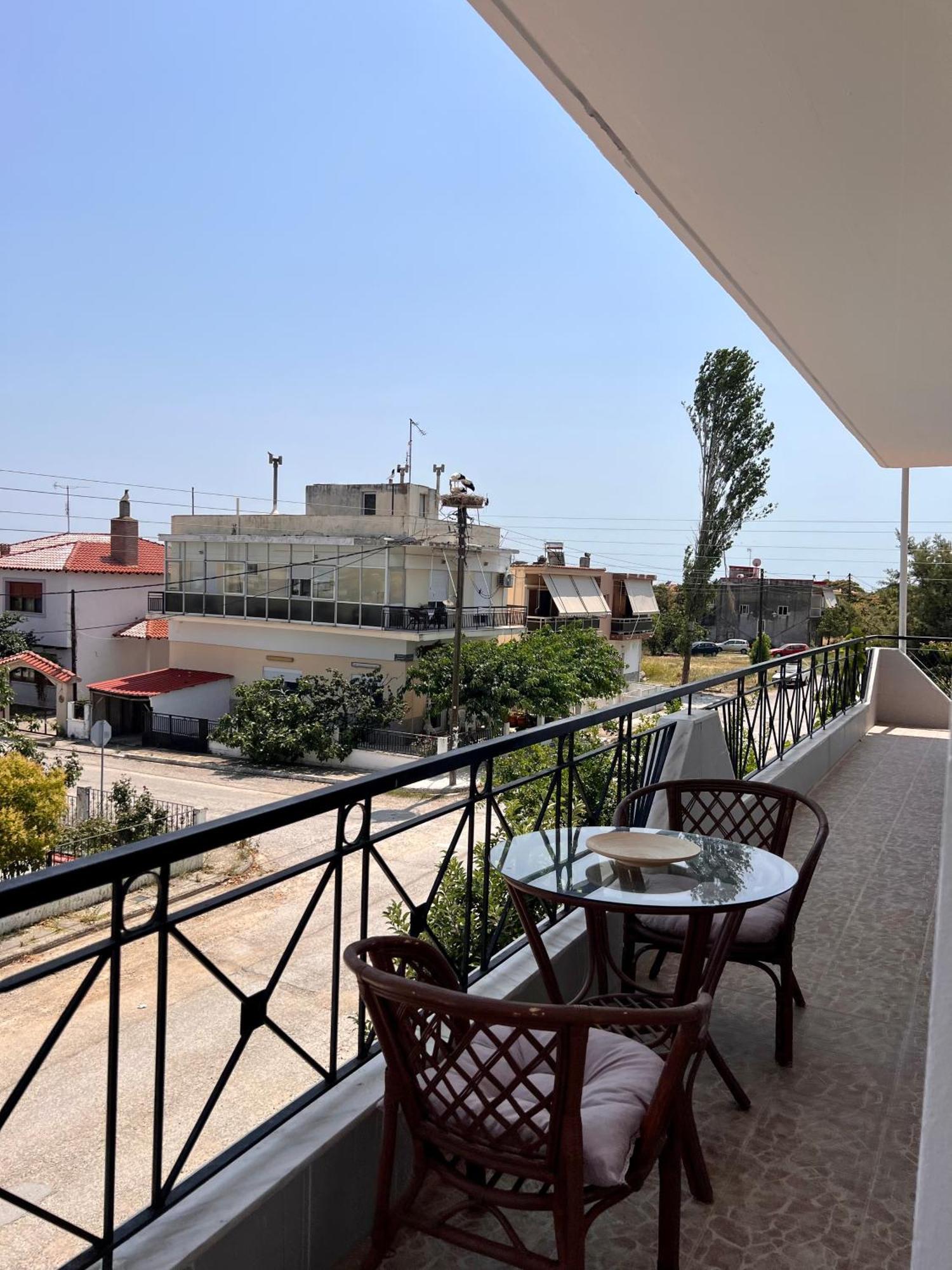 Dimitra House Entire Apartment With Balcony And View Pherrai Zewnętrze zdjęcie